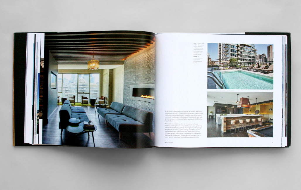 Hartshorne Plunkard Architecture book, designed by Smith Design Co., Evanston